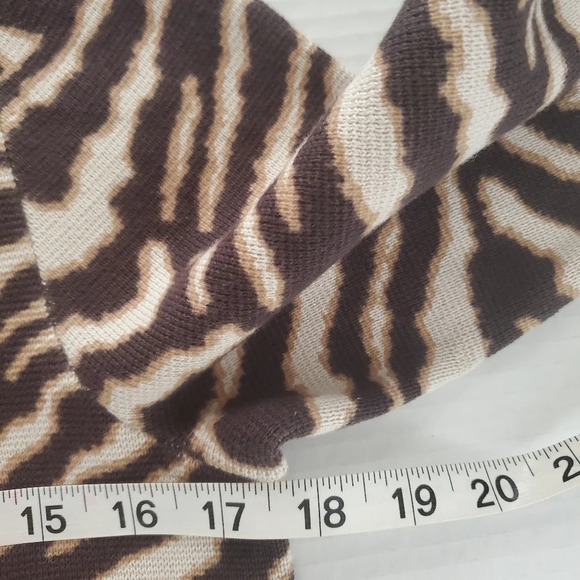 Chico's Sassy Animal Sandra Open Front Cardigan Sweater Size 0 Small US … - Picture 4 of 10